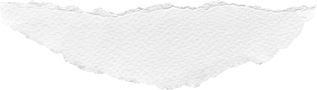 White Torn Paper Textured Piece png