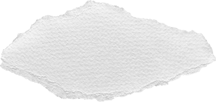 White Torn Paper Textured Piece png