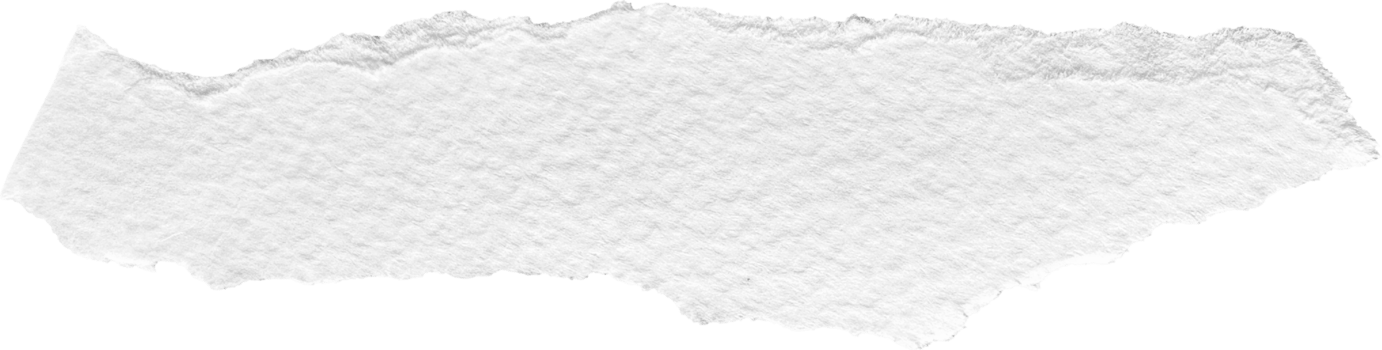 White Torn Paper Textured Piece png