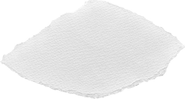 White Torn Paper Textured Piece png