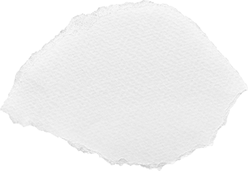 White Torn Paper Textured Piece png