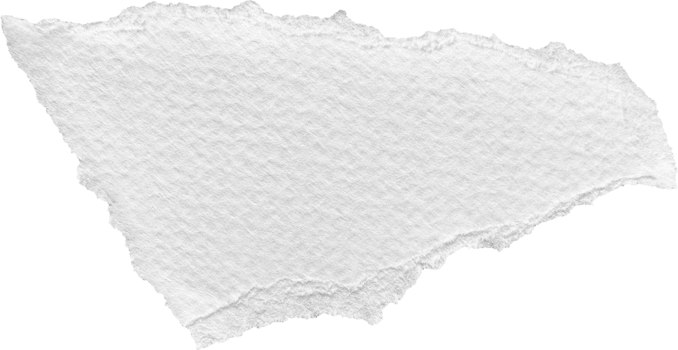White Torn Paper Textured Piece png