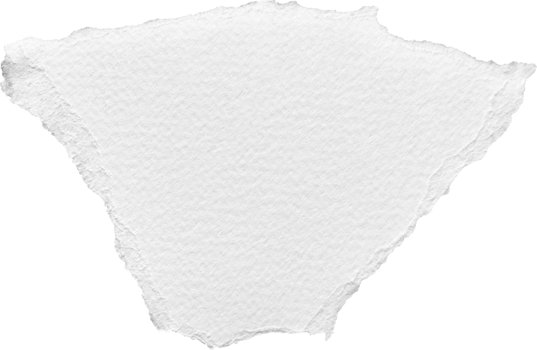 White Torn Paper Textured Piece png