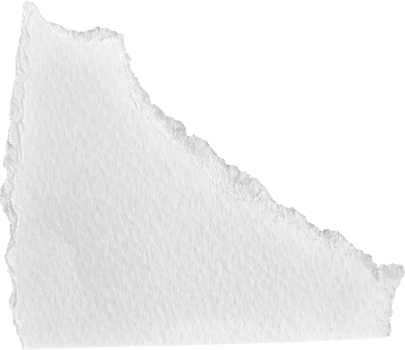 White Torn Paper Textured Piece png