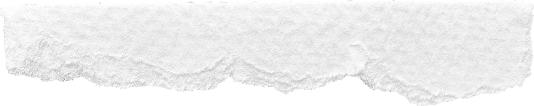 White Torn Paper Textured Piece png