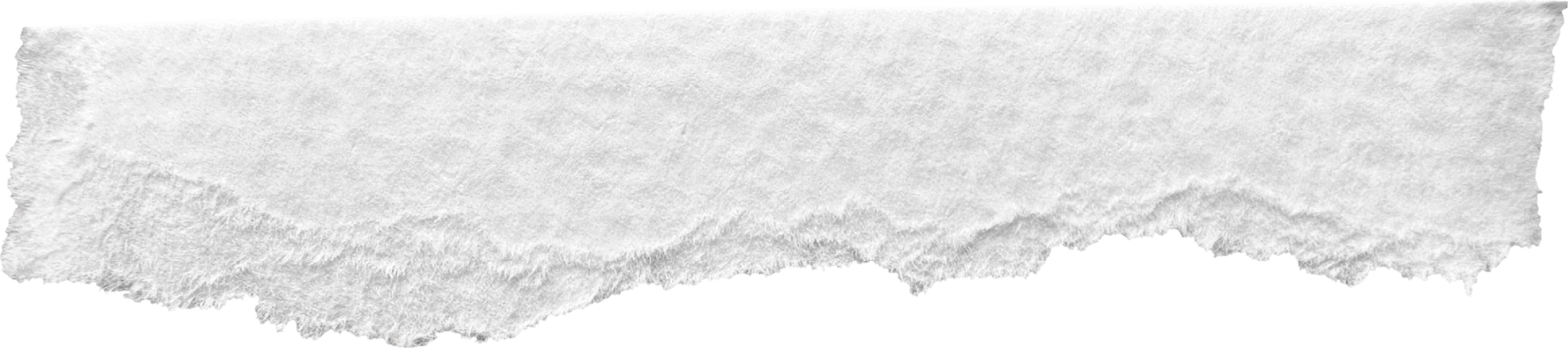 White Torn Paper Textured Piece png