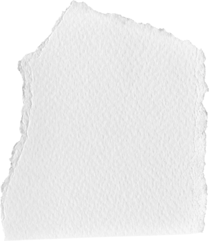 White Torn Paper Textured Piece png