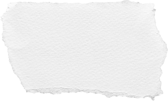 White Torn Paper Textured Piece png