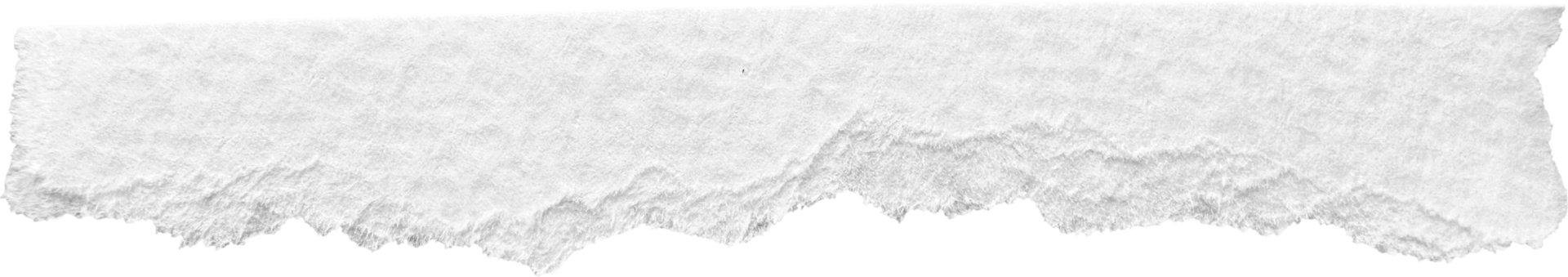 White Torn Paper Textured Piece png