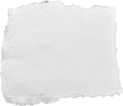 White Torn Paper Textured Piece png