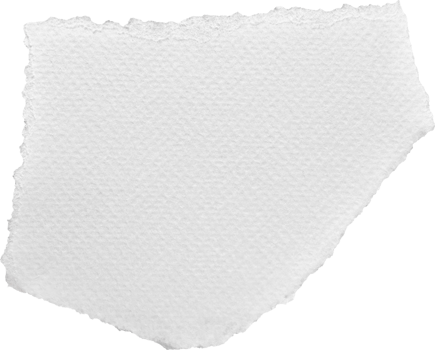 White Torn Paper Textured Piece png