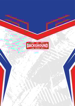 Sports jersey pattern abstract football template for sublimation vector