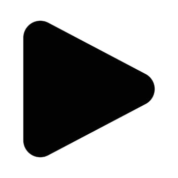 Play button icon design in trendy style, easy to use vector