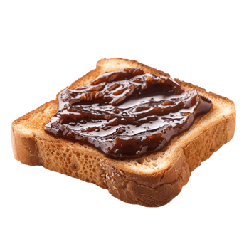 Gourmet Delight Crafting the Perfect Bread with Chocolate Jam png