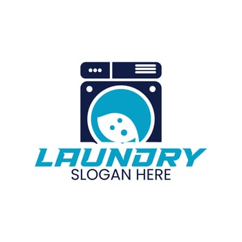 laundry logo design vector