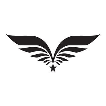 wing icon design vector