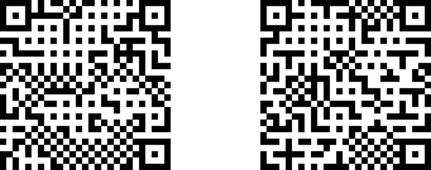 QR Code. Set of barcode icon. Trendy bar code for web icon. Abstract barcode icon illustration. QR Code vector
