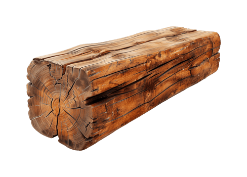 Wood square block. old wood block. png