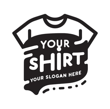 cloth t shirt icon logo silhouette vector
