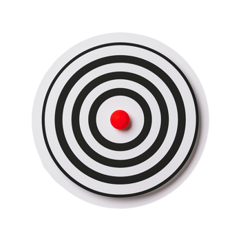 Dartboard isolated on transparent background png