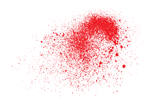 Grunge texture red color blood design png