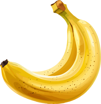 Banana clipart design illustration png