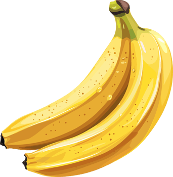 Banana clipart design illustration png