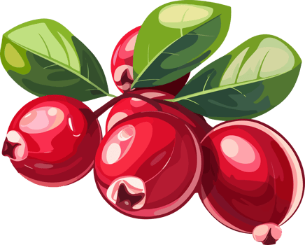Cranberry clipart design illustration png