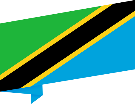 Tanzania flag wave png