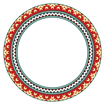 Vintage frame border ornament. Ethnic seamless round pattern. Mandala Floral Baroque. Classic antique ornate element. Decorative border for frame, textile, fabric, rug, tattoo, ceramic. png