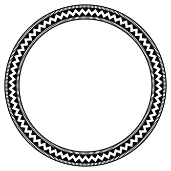 Vintage frame border ornament. Ethnic seamless round pattern. Mandala Floral Baroque. Classic antique ornate element. Decorative border for frame, textile, fabric, rug, tattoo, ceramic. png