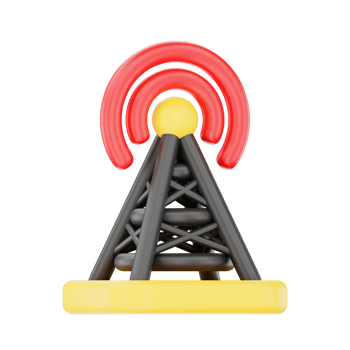 Broadast 3D Podcast Illustration for uiux, web, app, infographic, etc png