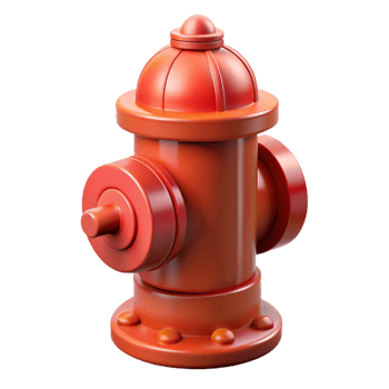 Fire Hydrant 3d png