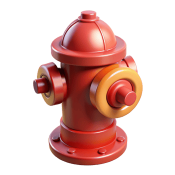 Fire Hydrant 3d Render png