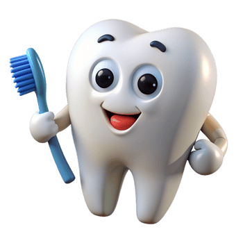 Tooth Mascot 3d Graphic png