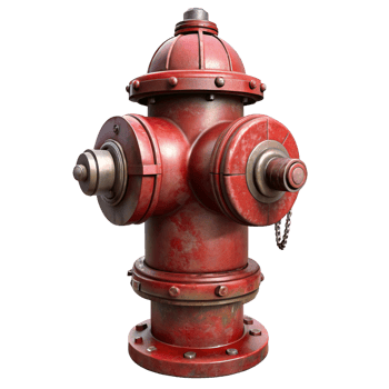 Fire Hydrant 3d Illustration png