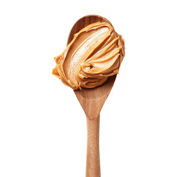 Spoon of peanut butter isolated on transparent background png