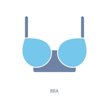 bra concept line icon. Simple element illustration. bra shirt concept outline symbol design. vector