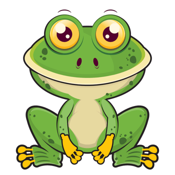 frog smile face cartoon cute png
