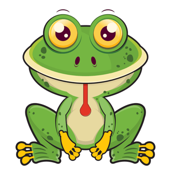 frog smile face cartoon cute png