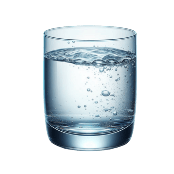 Generated Ai Glass of water png