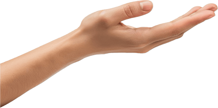 Outstretched Hand Asking for Help. png