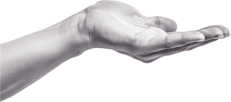 Outstretched Hand Asking for Help. png