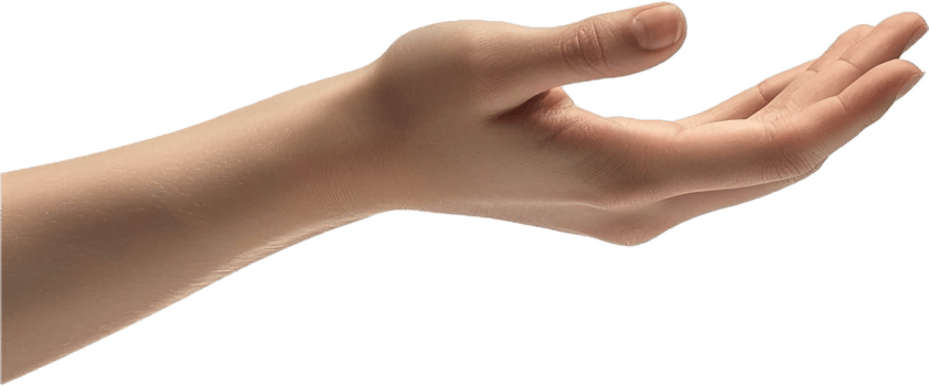 Outstretched Hand Asking for Help. png
