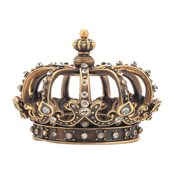 Crown jewellery isolated on transparent background png