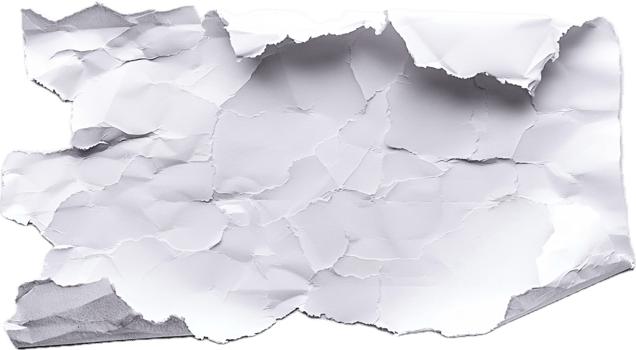 Crumpled White Paper Texture Close-Up png