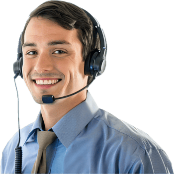 Smiling Customer Service Representative with Headset. png