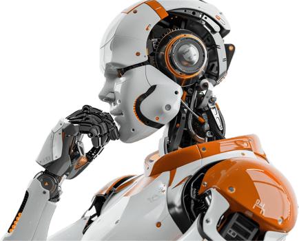 Futuristic Humanoid Robot. png