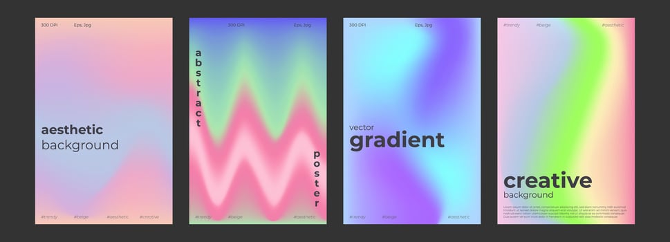 Y2k Trendy Aesthetic abstract vibrant gradient background with grain blurred pattern. Gentle soft light print for social media poster, stories highlight templates for digital marketing for stories vector