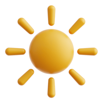 Sun 3d Illustration png